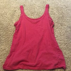 Plain pink tank